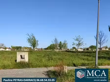 vente terrain 481 m² à aire-sur-l'adour (40800)  28 380 €