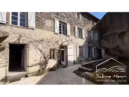 maison de village avec cour et terrain
