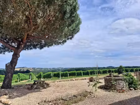 maison en pierre de charme avec piscine et vues panoramiques