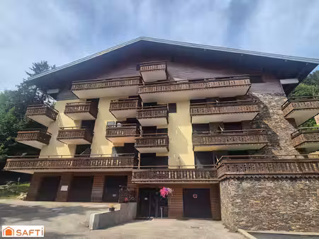 appartement t2 de 28 m2 avec parking couvert  cave et local à ski