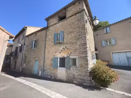 vente st jean d'alcapiès maison de village en pierres.