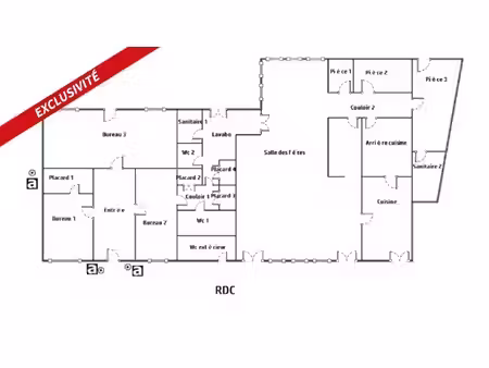 en vente fonds de commerce 342 m² – 116 667 € |bais
