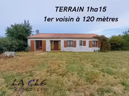 achat maison 6 pièces 110m² foussais payre 85240