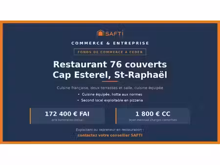 vente locaux professionnels 3 pièces 90 m² à saint-raphael (83700)  170 000 €