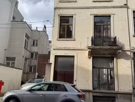 immeuble de rapport à vendre  rue des platanes  etterbeek...