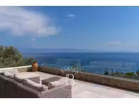 ajaccio  route des sanguinaires  villa vue mer panoramique  4 chambres  piscine  plage à..