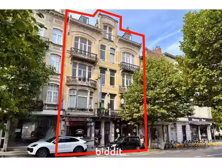 immeuble mixte en vente publique à chaussée de waterloo 589-591 ixelles (vbe58489)