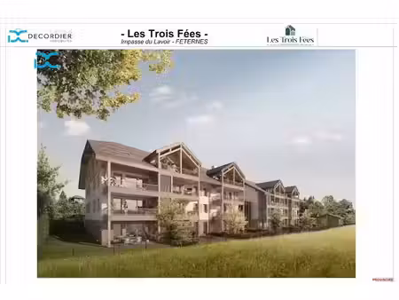 vente appartement 2 pièces 41.53 m² à féternes (74500)  209 000 €