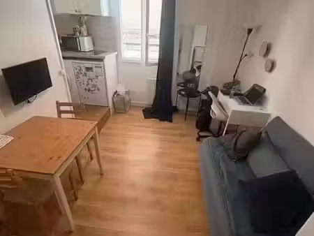 location meublée appartement 1 pièce 19 m² à paris 11ème (75011)  1 050 €