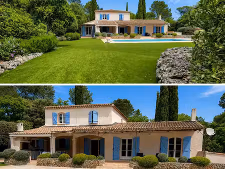 a vendre maison type provencale 180m2  5 chambres  garage  piscine 3600m2 de terrain