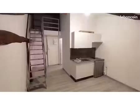 t1 bis 30 m2 avec cuisine équipée et chambre en mezzanine
