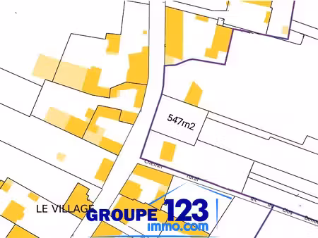 à vendre : terrain constructible à branches