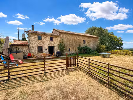 haute-vienne -superbe maison en pierre entièrement rénovée avec jardin de 2 917 m² et gran