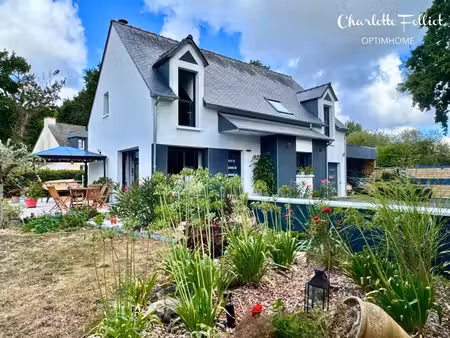 maison contemporaine avec jardin paysagé à pleurtuit