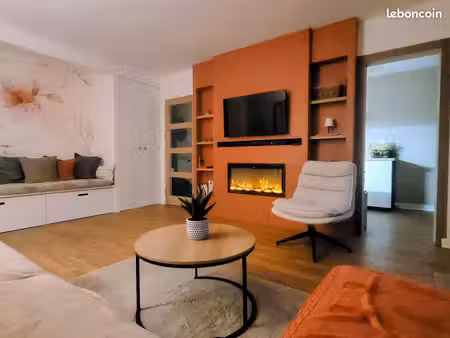 bail mobilité – t2 49 89 m² – saint-malo gare – terrasse & parking