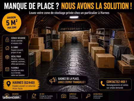 location espaces de stokage box