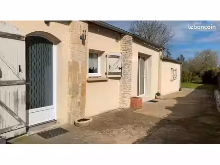 location maison 66 m2 avec terrain commune proche mer et caen