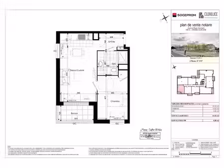 location appartement 2 pièces 43 m² à eragny sur oise (95610)  923 €
