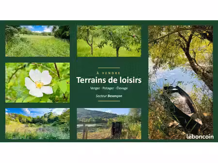 terrains de loisir  activités champêtre  verger  potager  ruches  repos au vert  à proximi