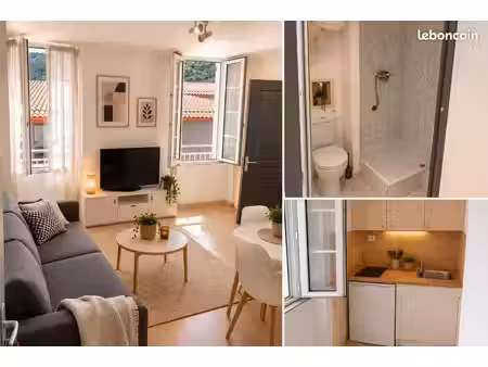 studio meublé 13m²