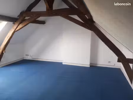 quartier chevrollier-frémur - grand studio de caractère avec poutres apparentes - double e