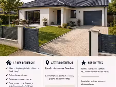 recherche maison location