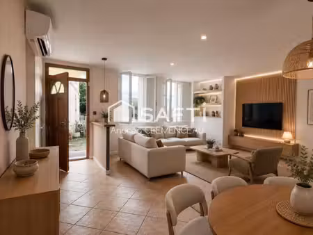 maison à vendre en pierre  à tauriac avec jardin et jolie vue