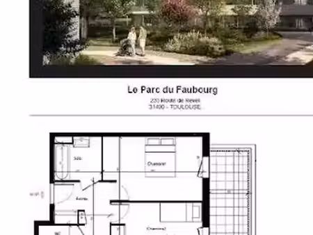 location appartement 3 pièces 66 m² à toulouse (31000)  950 €