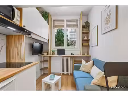 studette 13 m² refaite à neuf — paris porte maillot  idéal étudiant