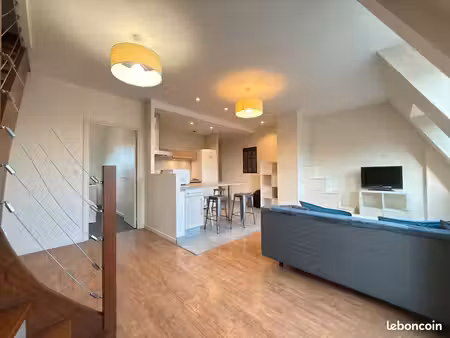 duplex t3 meublé - hypercentre - 67m²
