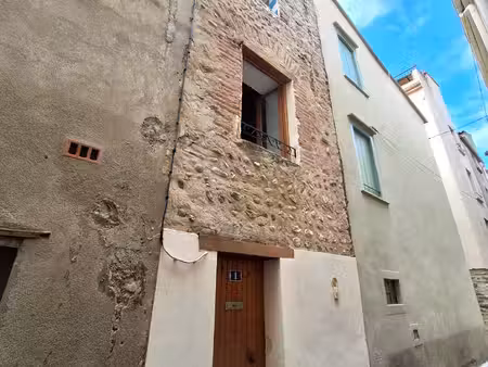 ille sur tet - maison de village 1 face renovee