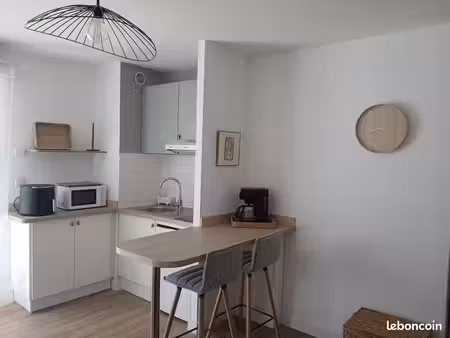 studio meublé à louer 30 m² avec terrasse plein sud