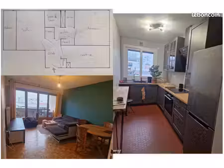 appartement f2 - 51m² avec balcon proche mairie de montreuil