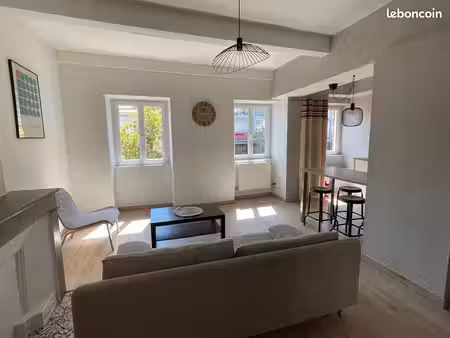 valence centre – t2 meublé 54 m² – lumineux  traversant & idéalement situé