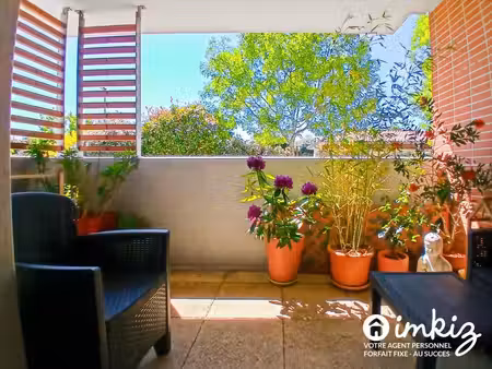 colomiers- t3- climatisé - terrasse - parking ssol