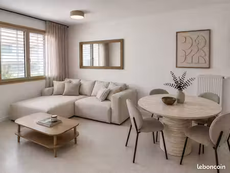 annecy – t3 neuf meublé 64 m² – terrasse 12 m² – garage – prêt à vivre