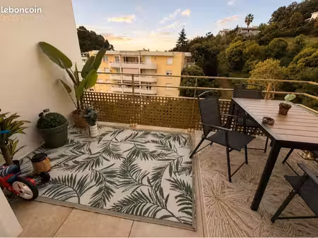 cagnes sur mer - t3 récent avec terrasse plein sud ☀️