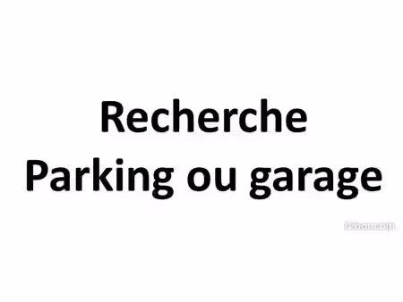 recherche parking ou garage