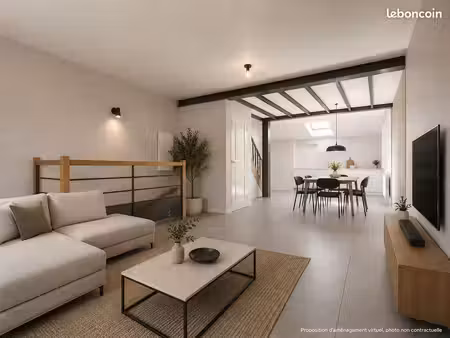 appartement t3 - 2 chambres - centre du village