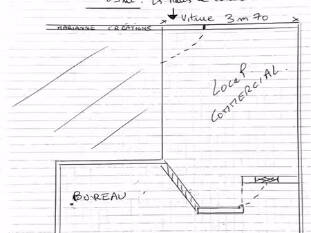 location local commercial 40m2 mandelieu cœur de ville