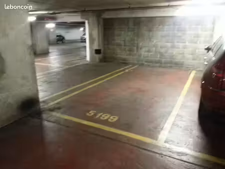 vente de place de parking souterrain