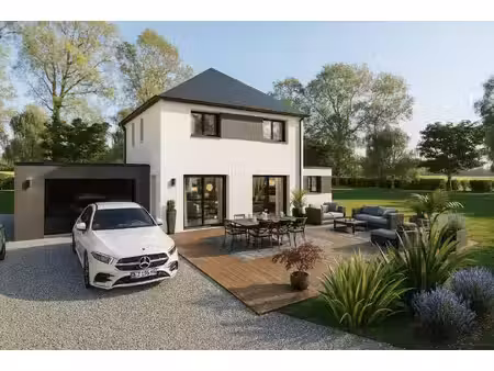 terrain avec maison neuve à vendre