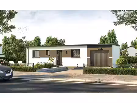 terrain avec maison neuve à vendre