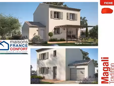 terrain avec maison neuve à vendre