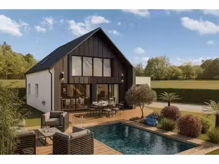 terrain avec maison neuve à vendre