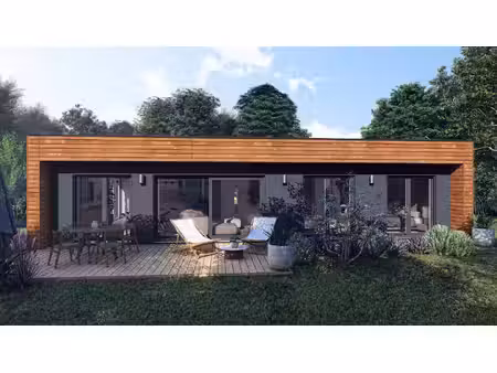 terrain avec maison neuve à vendre
