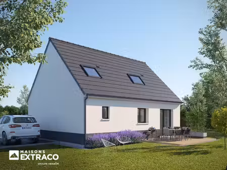 terrain avec maison neuve à vendre