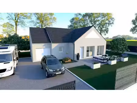 terrain avec maison neuve à vendre