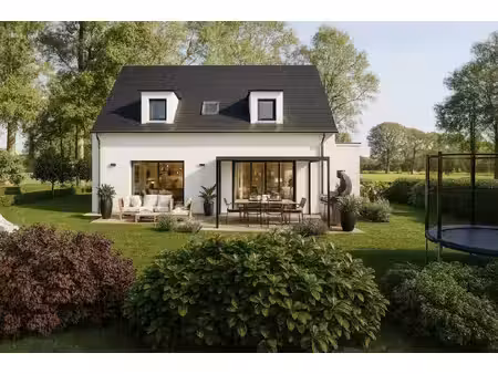 terrain avec maison neuve à vendre