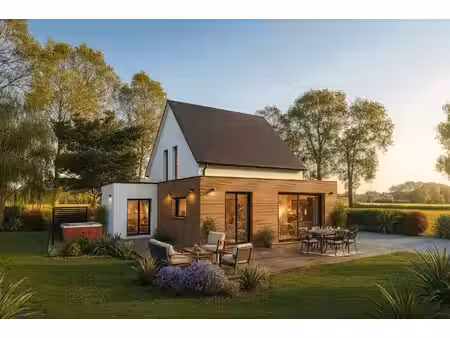 terrain avec maison neuve à vendre